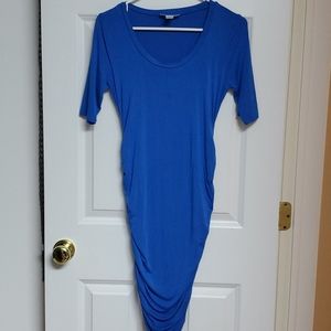 Knee length fitted maternity dress XS